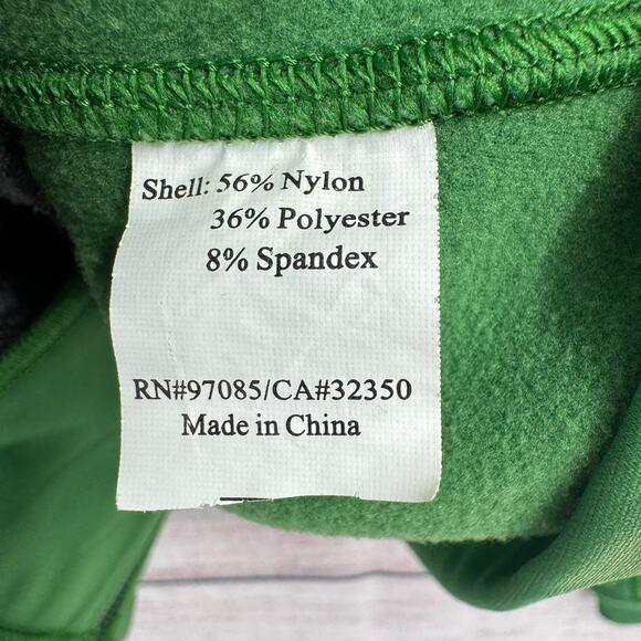 Outdoor Research Mock Neck Running Track Jacket Womens Medium Green Hiking - Picture 10 of 12